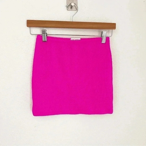 NWT Good American Hawaiian Pink Good Always Fits Swim Skirt, Size 1-2 (2) - Picture 2 of 10